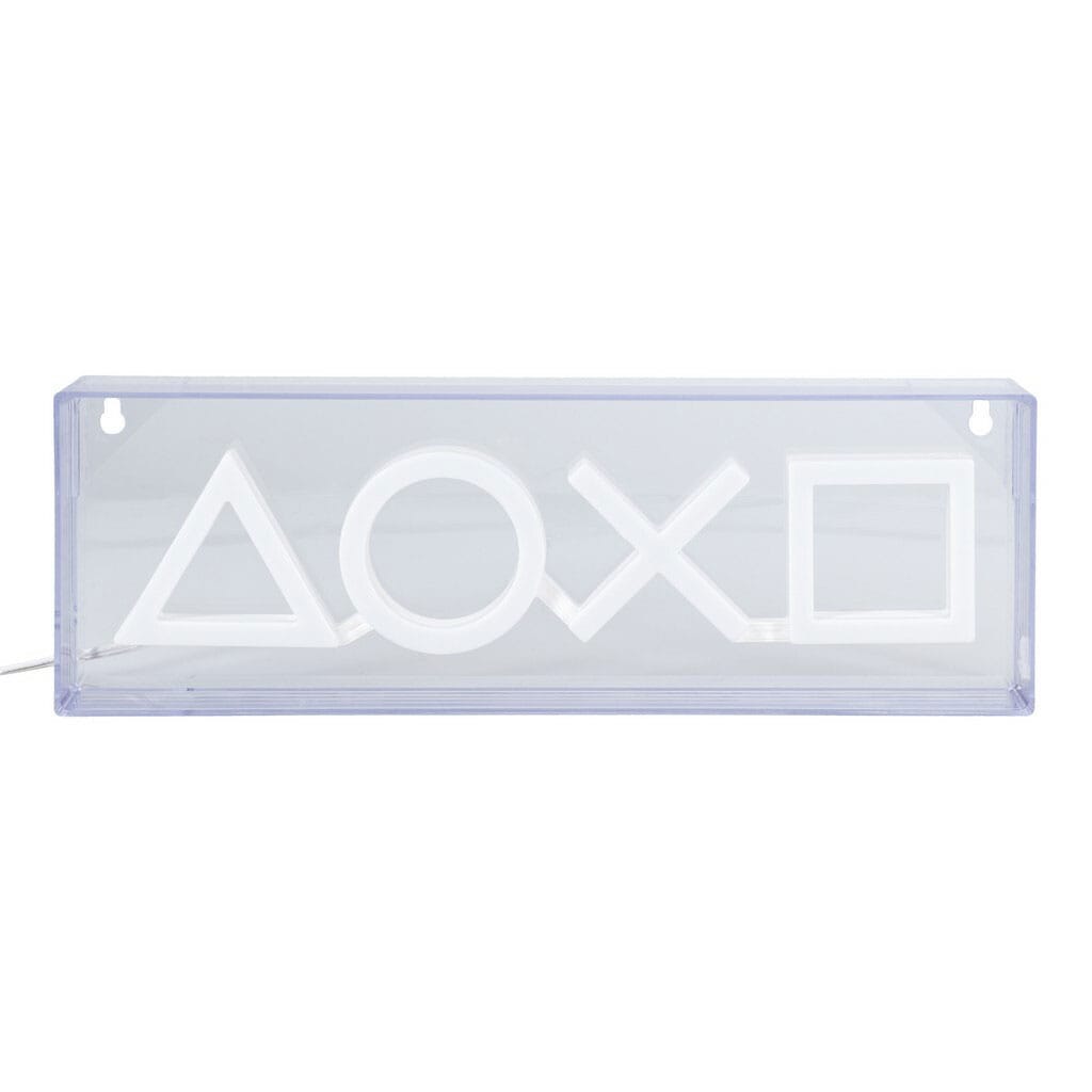 PlayStation LED Neon Light - Insegna luminosa con icone controller, 29,8 cm, Paladone