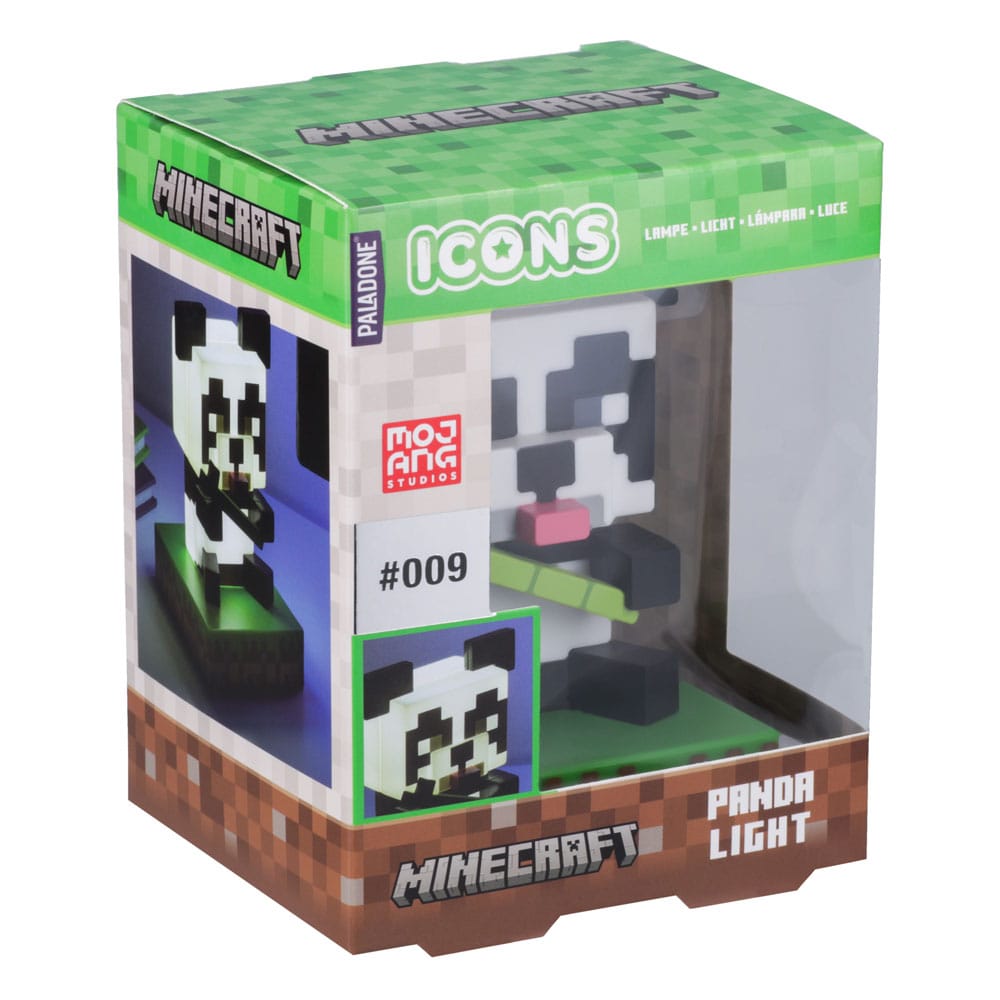 Minecraft Icons Light Panda – Lampada a Led Panda 11 cm, Paladone