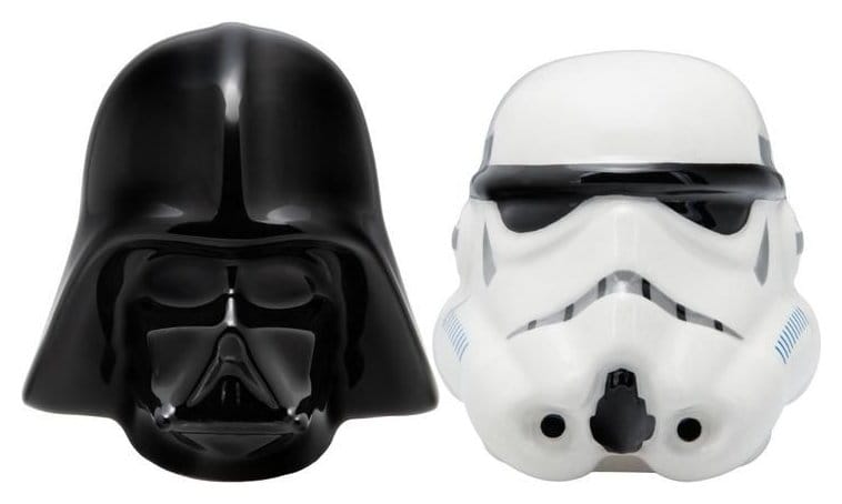 Set saliera e pepiera Star Wars Darth Vader e Stormtrooper Paladone