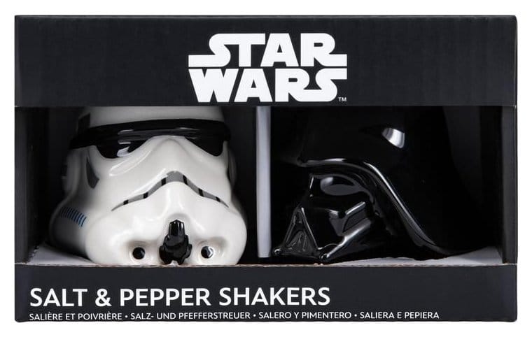 Set saliera e pepiera Star Wars Darth Vader e Stormtrooper Paladone
