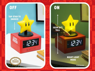 Sveglia Super Mario con Super Stella 15 cm – Paladone