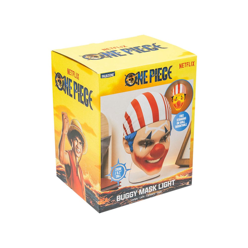 One Piece Lampada a LED 3D Maschera di Buggy Paladone