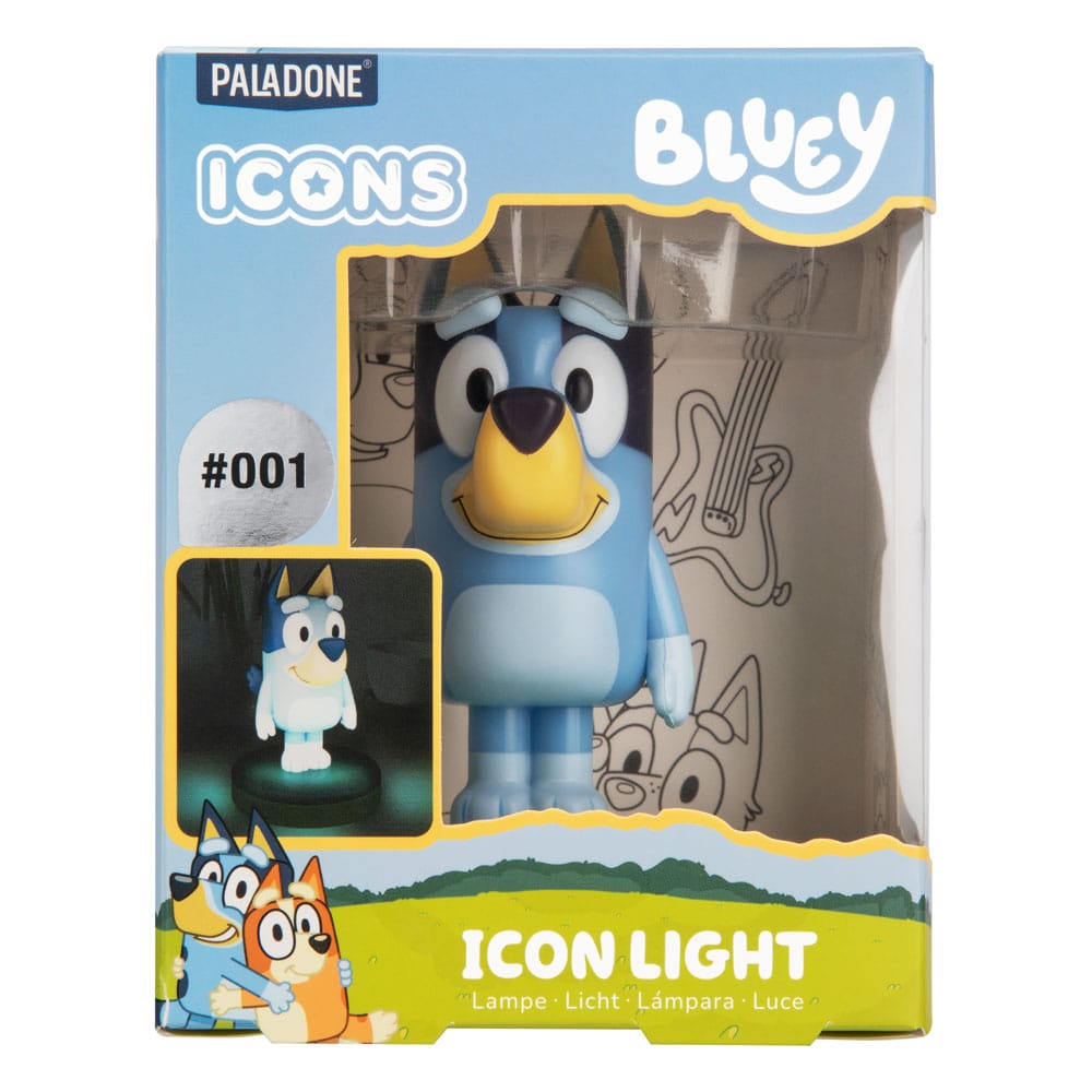 Bluey Icons Light - Lampada a LED con personaggi Bluey, Paladone