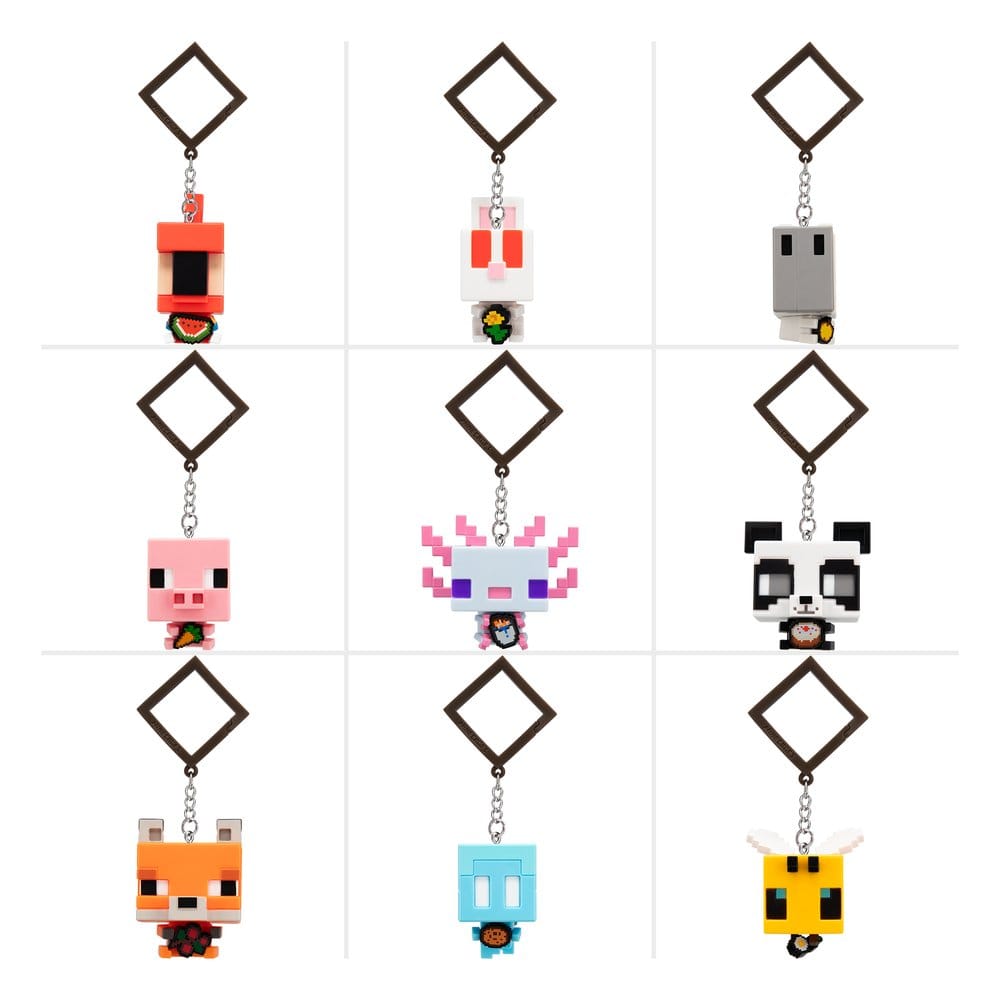 Minecraft Portachiavi Profumati Serie 4 – Blind Box Assortimento da 24