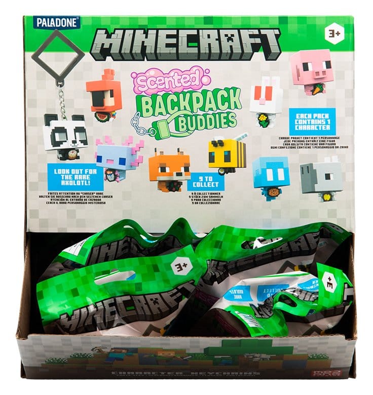 Minecraft Portachiavi Profumati Serie 4 – Blind Box Assortimento da 24
