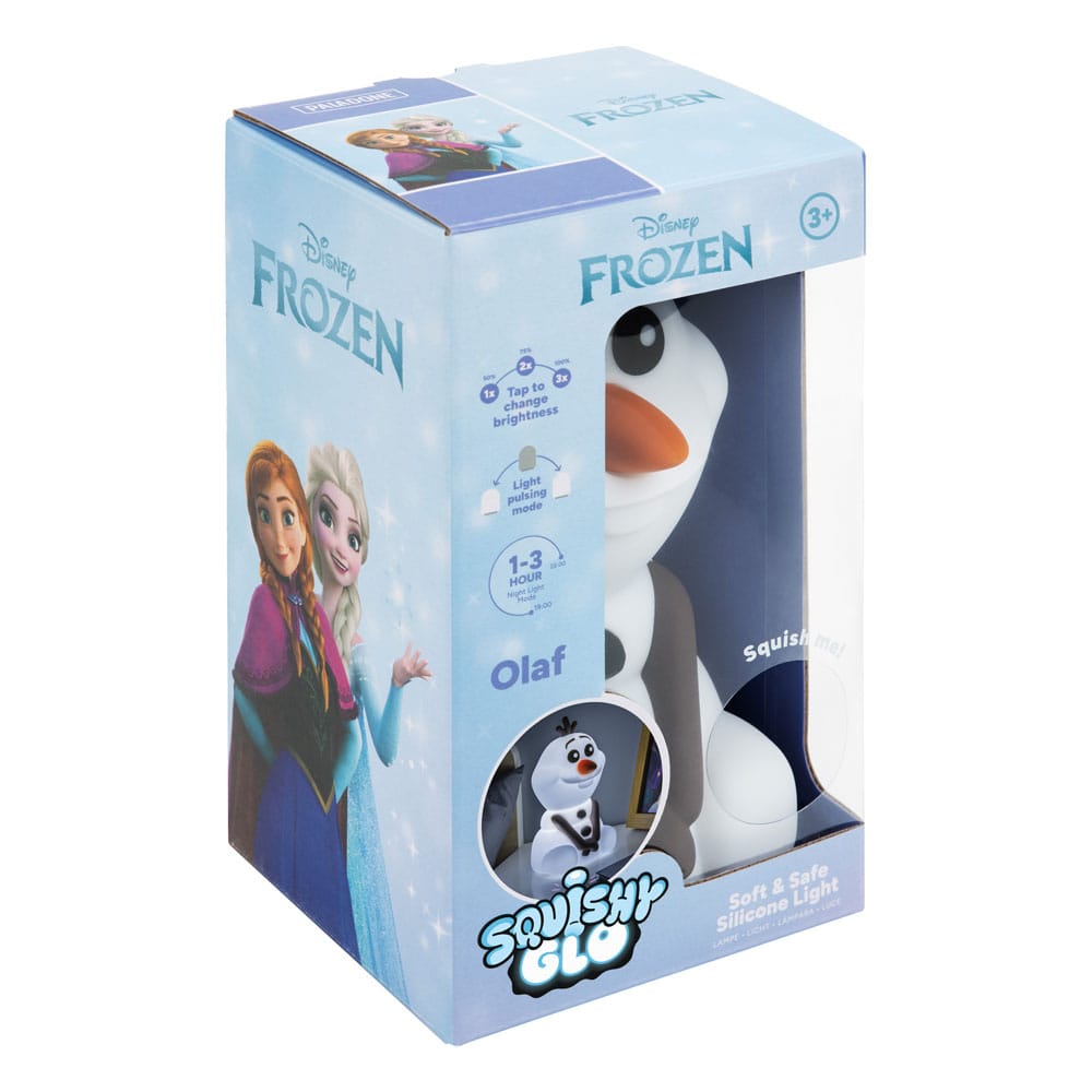 Luce Squishy Glo in silicone Frozen Olaf 15 cm Paladone