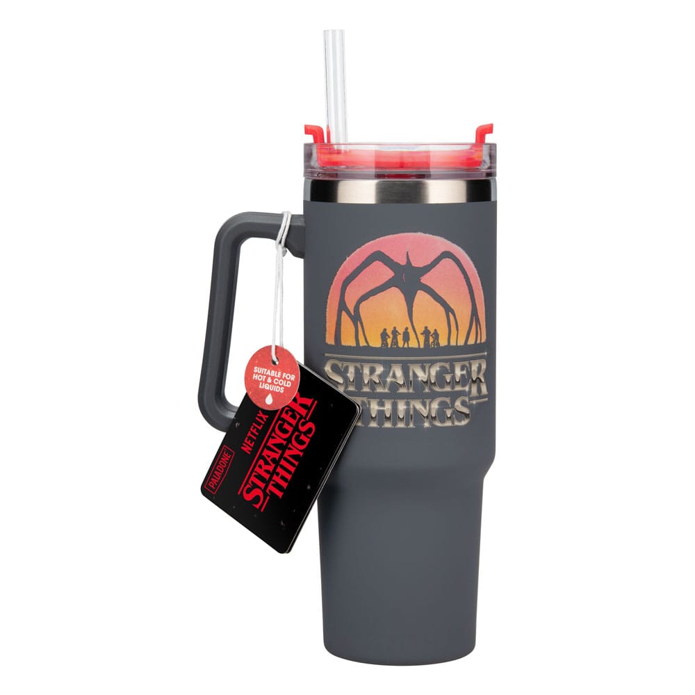 Stranger Things 5 Bicchiere con cannuccia 900 ml - Paladone Products