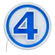 Lampada a LED Fantastic Four Logo Marvel Paladone