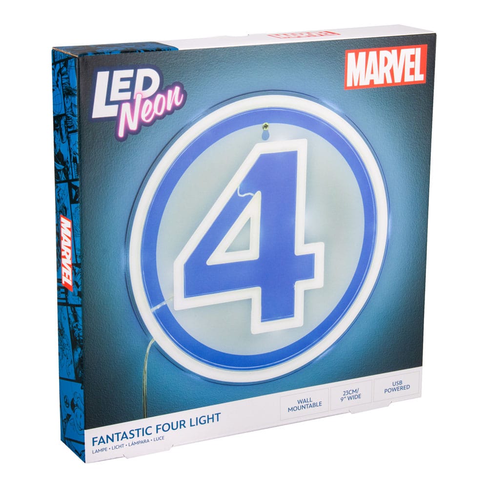 Lampada a LED Fantastic Four Logo Marvel Paladone