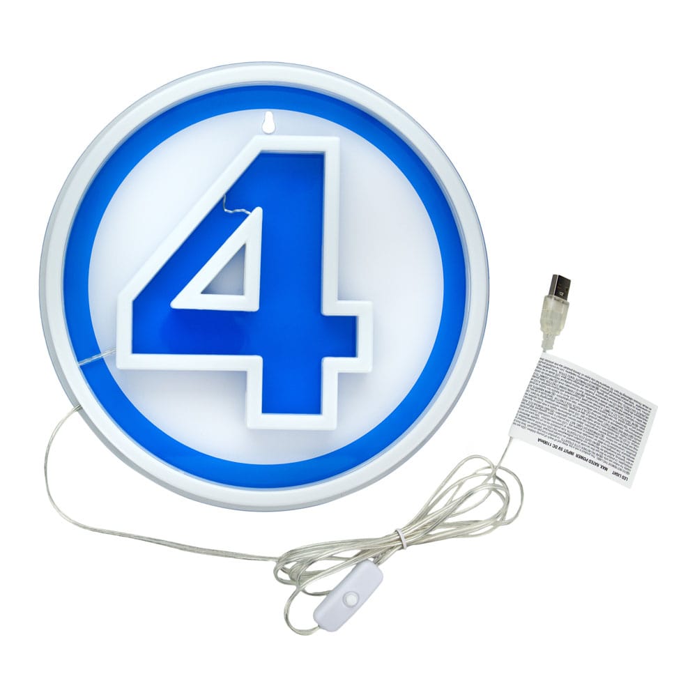Lampada a LED Fantastic Four Logo Marvel Paladone