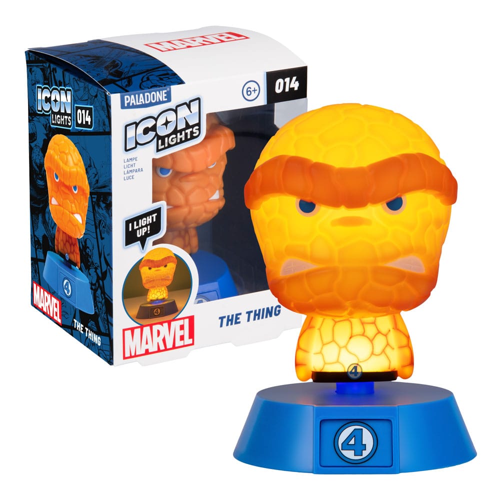 Fantastic Four Icons Light La Cosa 22 cm - Lampada a LED Marvel Paladone