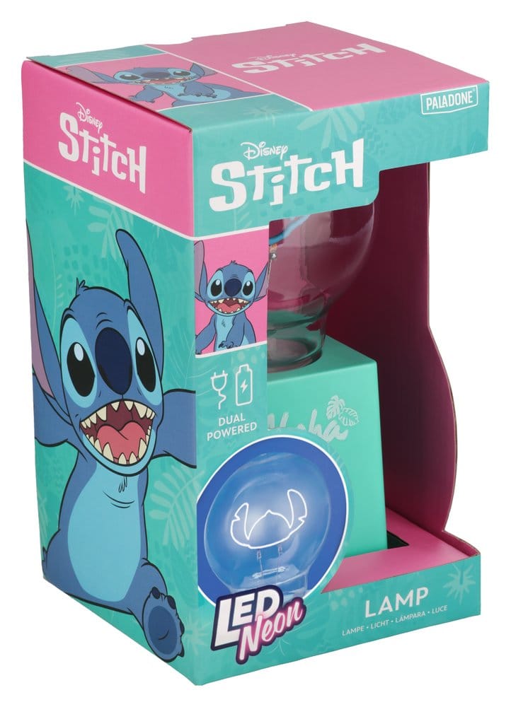 Disney Stitch Light LED Neon Bulb - Lampada LED a forma di lampadina