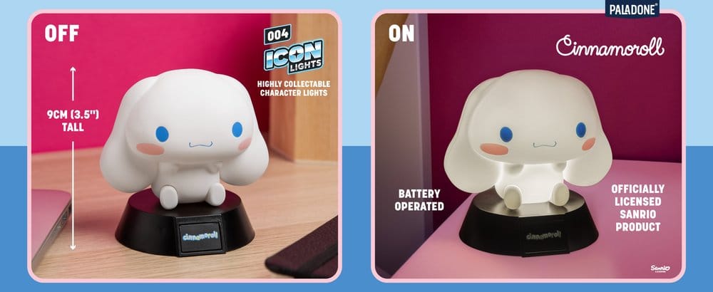 Lampada Cinnamoroll Sanrio Icon Light 9 cm Paladone