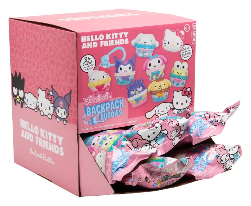 Sanrio Friends Sweet Treats Portachiavi a Sorpresa Hello Kitty - Espositore da 24