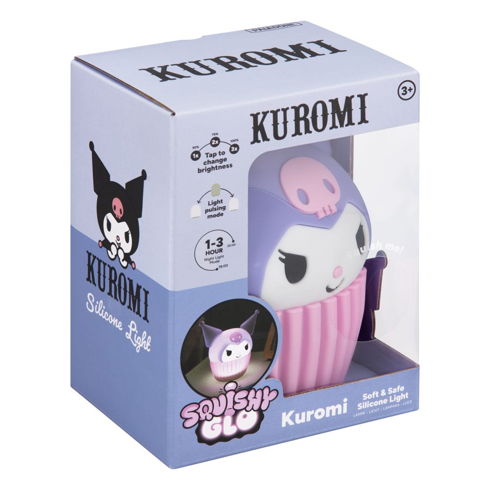 Sanrio Kuromi Squishy Glo Luce in Silicone 15 cm – Paladone Products