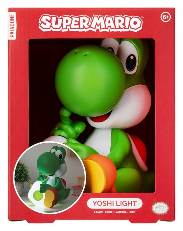 Super Mario GloBuddies Light Yoshi 18 cm – Lampada a LED Paladone