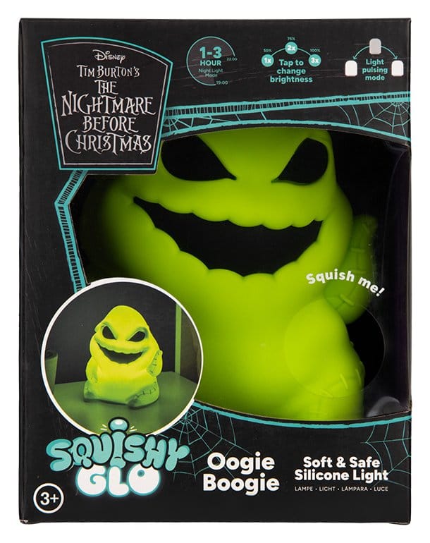 Lampada Nightmare Before Christmas Oogie Boogie SquishyGlo in Silicone Ricaricabile 16 cm Paladone