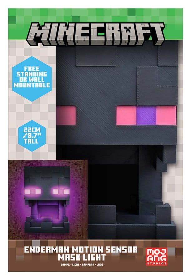 Minecraft Lampada Enderman con Sensore di Movimento 25 cm Paladone