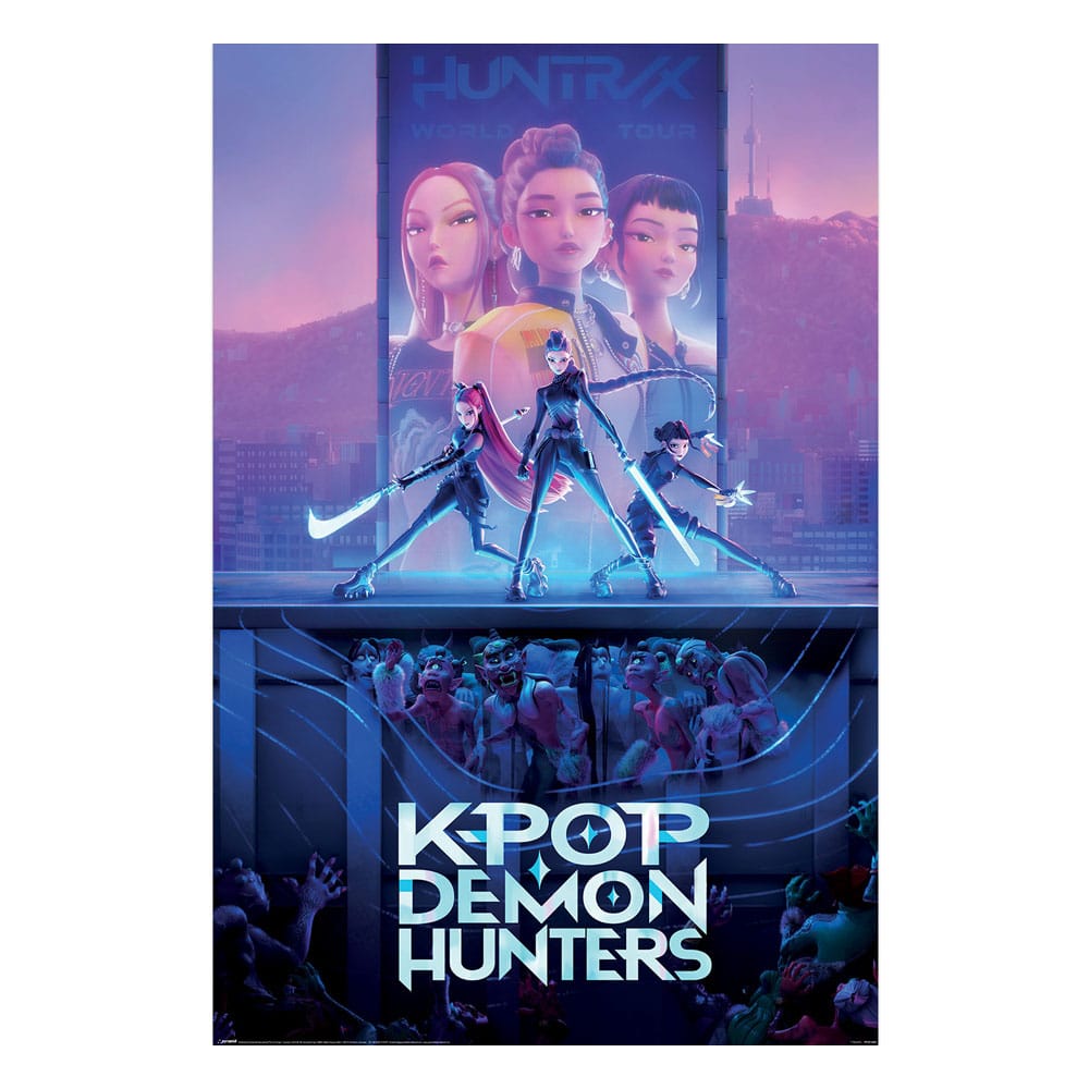 Poster Pack KPop Demon Hunters Movie Key Art 61 x 91 cm (4 pezzi) - Pyramid International