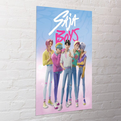 Poster Pack KPop Demon Hunters Saja Boys 61 x 91 cm, 4 pezzi, Pyramid International