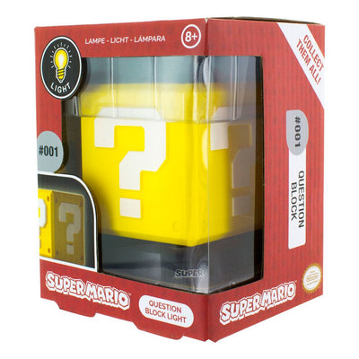 Super Mario 3D Light Question Block 10 cm - Paladone Products