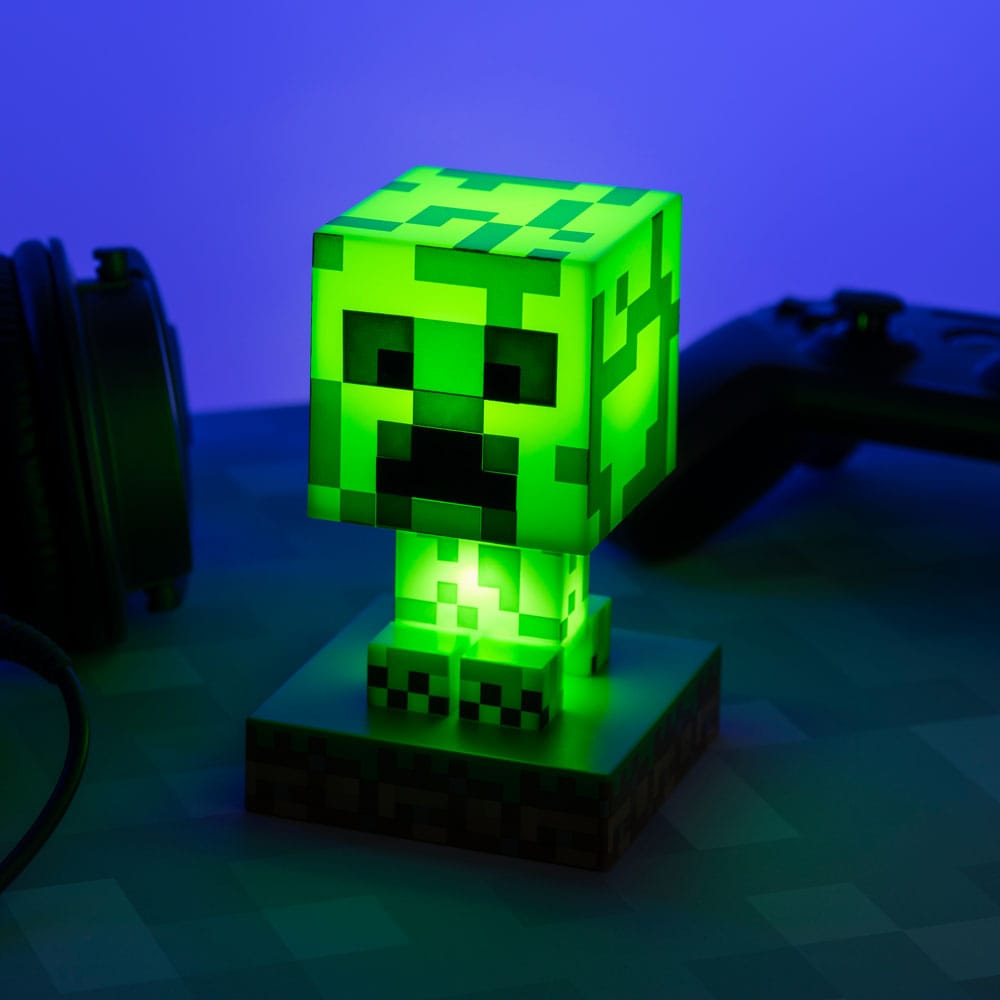 Minecraft Icons Light Creeper 11 cm - Lampada a Led Paladone