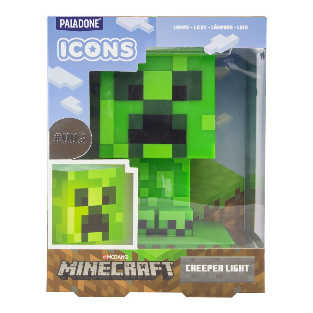 Minecraft Icons Light Creeper 11 cm - Lampada a Led Paladone