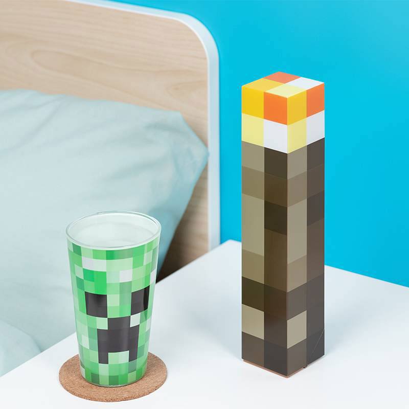 Minecraft Torcia Luminosa – Lampada da parete e da tavolo, Paladone