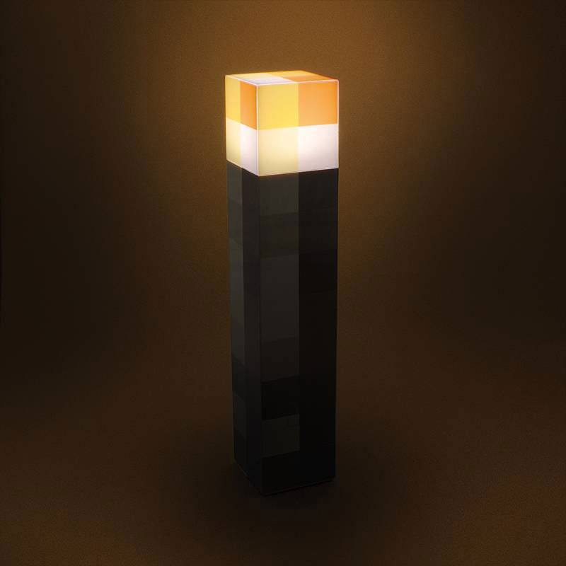Minecraft Torcia Luminosa – Lampada da parete e da tavolo, Paladone