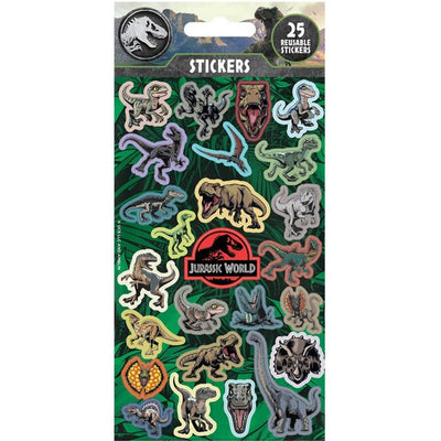 Jurassic World Adesivi Riutilizzabili – 25 Pezzi – Pyramid International