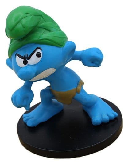Statua Puffo Selvaggio 10 cm - The Smurfs, resina