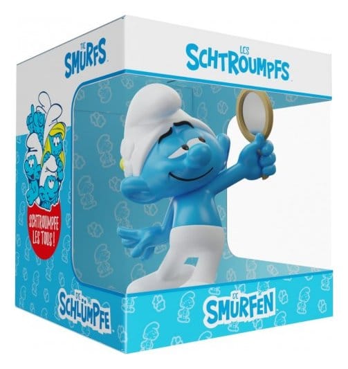 Statua Puffo Vanitoso in resina 11 cm - The Smurfs - Puppy
