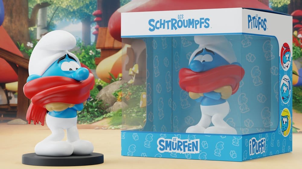 Statua Puffo Brividino 12 cm - The Smurfs - Pupipop