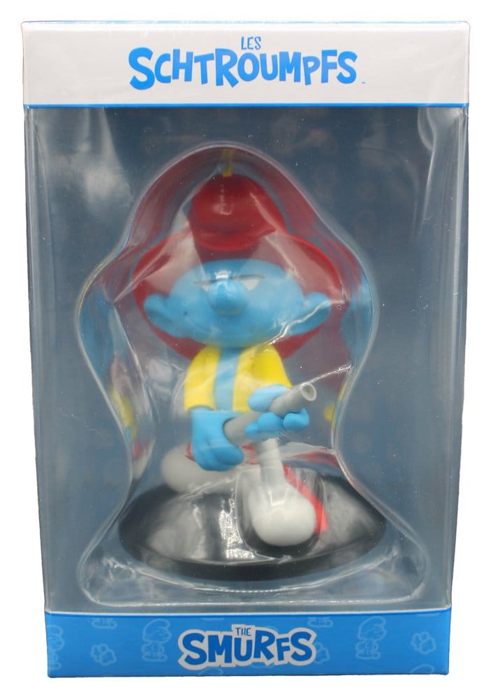 Statua Puffo Vigile del Fuoco in Resina 12 cm - The Smurfs - Puppy