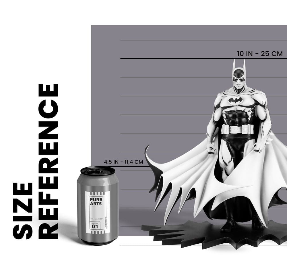 Batman statua in PVC 1/8 SDCC 2024 Black & White Version 27 cm - PureArts