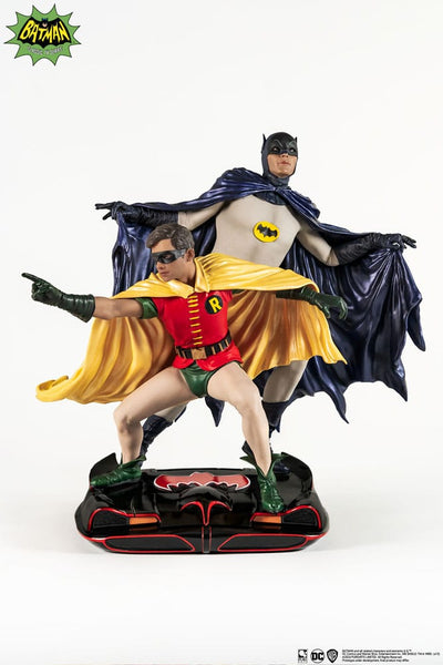 Statua Diorama in PVC DC Comics Batman & Robin 1966 Scala 1/8 Pure Arts 23 cm