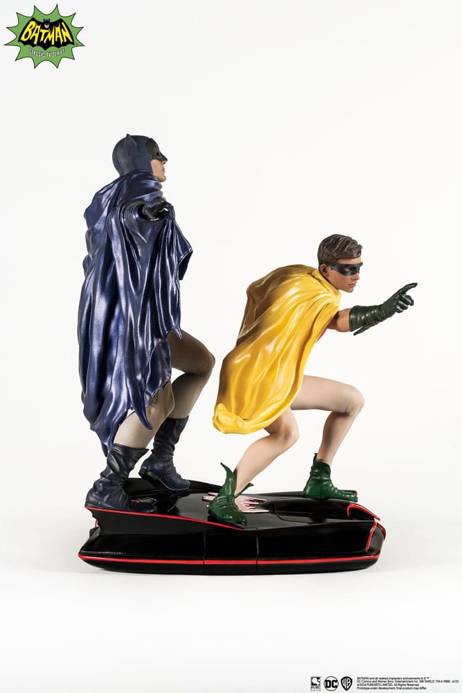 Statua Diorama in PVC DC Comics Batman & Robin 1966 Scala 1/8 Pure Arts 23 cm