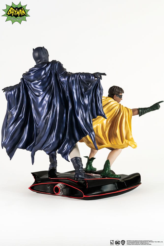Statua Diorama in PVC DC Comics Batman & Robin 1966 Scala 1/8 Pure Arts 23 cm