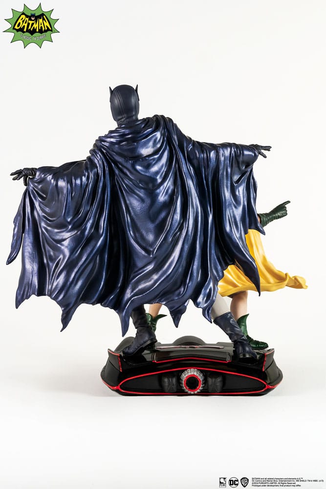 Statua Diorama in PVC DC Comics Batman & Robin 1966 Scala 1/8 Pure Arts 23 cm