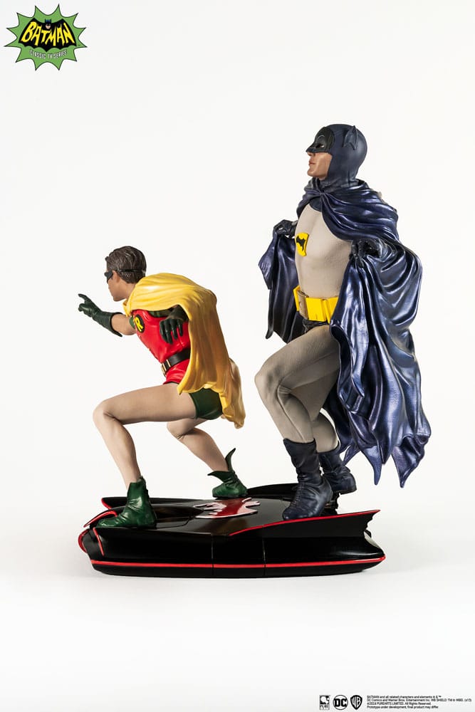 Statua Diorama in PVC DC Comics Batman & Robin 1966 Scala 1/8 Pure Arts 23 cm