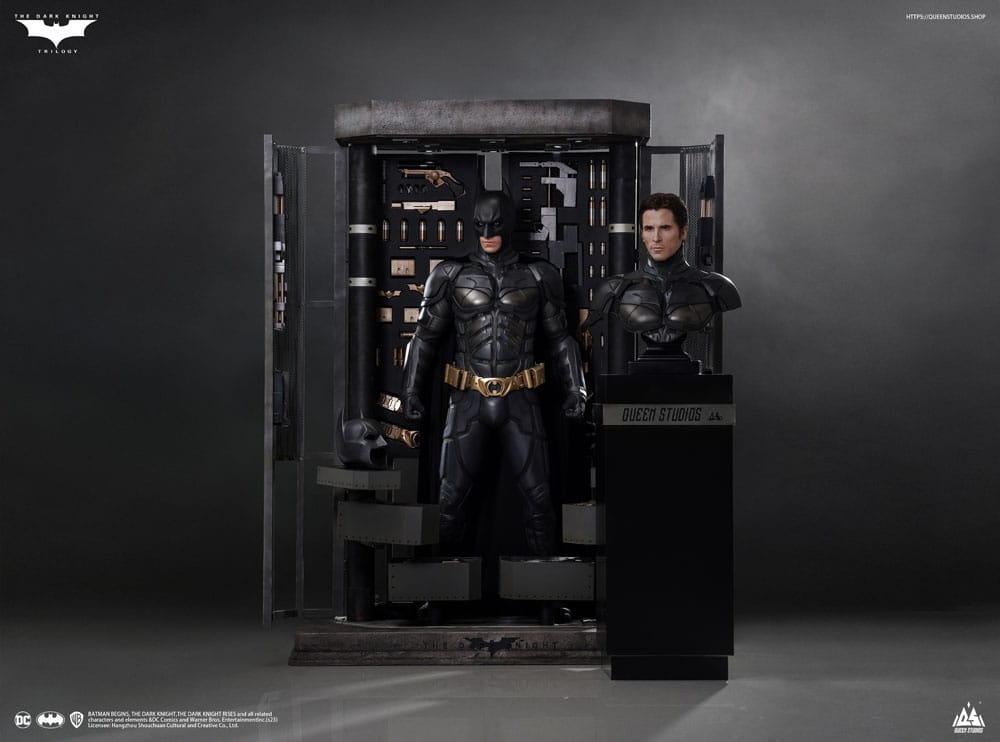 Statua a grandezza naturale Batman Ultimate Edition di The Dark Knight, Queen Studios, 207 cm