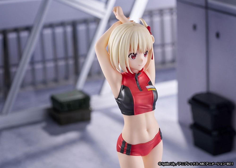 Statua PVC 1/7 Chisato Nishikigi Training Wear Ver. 24 cm – Lycoris Recoil – Ques Q