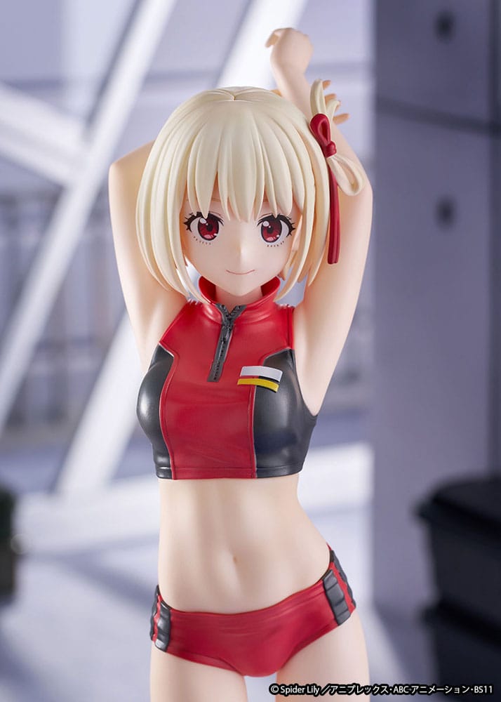 Statua PVC 1/7 Chisato Nishikigi Training Wear Ver. 24 cm – Lycoris Recoil – Ques Q