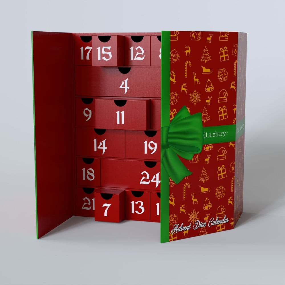 Calendario dell'Avvento con Dadi Advent Dice Calendar Exclusive Edition Q Workshop