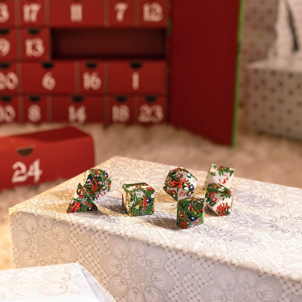 Calendario dell'Avvento con Dadi Advent Dice Calendar Exclusive Edition Q Workshop