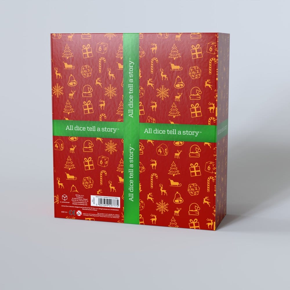 Calendario dell'Avvento con Dadi Advent Dice Calendar Exclusive Edition Q Workshop