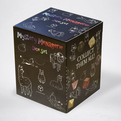 Q Workshop Mystery Menagerie - Scatola da 12 Set di Dadi Misteriosi