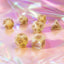 Q Workshop Capybara Set di 7 Dadi Sleepie – Dadi per GDR
