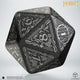 The Hobbit Spindown Jumbo D20 Umbral, dado da 20 di Q Workshop