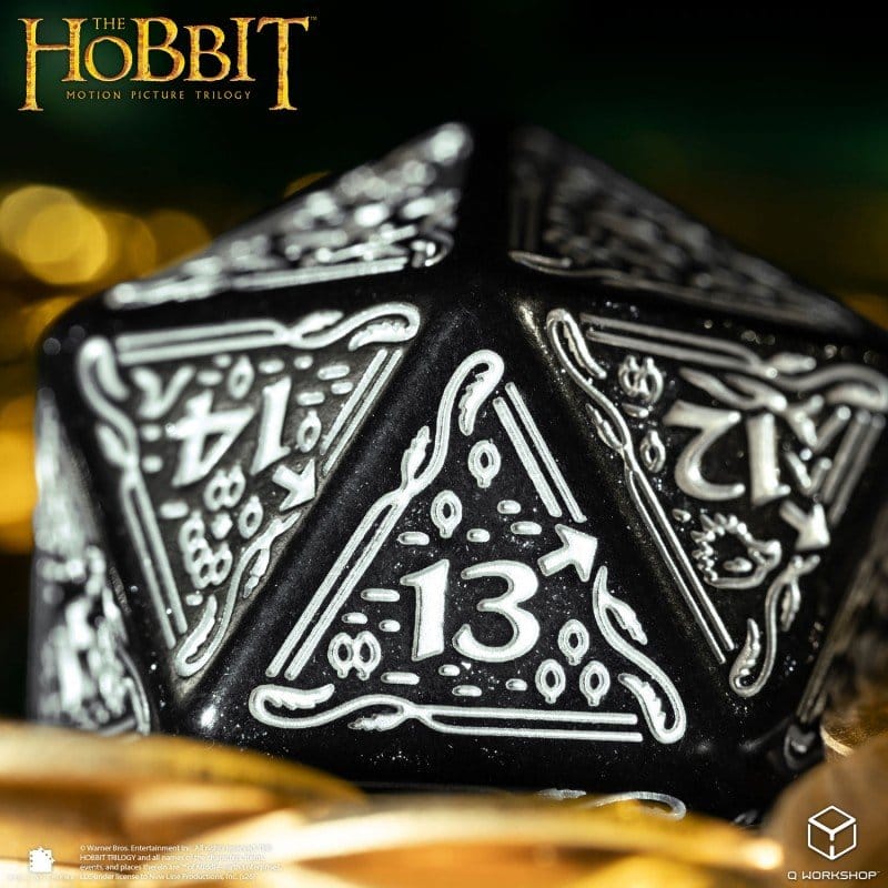 The Hobbit Spindown Jumbo D20 Umbral, dado da 20 di Q Workshop